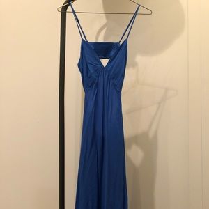 Forever 21 Blue Maxi Dress Size Small